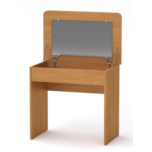 Туалетний столик Компанит Трюмо 7 з відкидним дзеркалом 80х50х72 см вільха