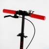 Двоколісний складаний самокат алюмінієва рама ручне гальмо Skyper Renda 70 кг Black and red (118473)