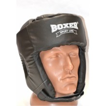 Шолом боксерський шкірвініл Boxer Sport Line M Чорний (hub_ljPR34743)