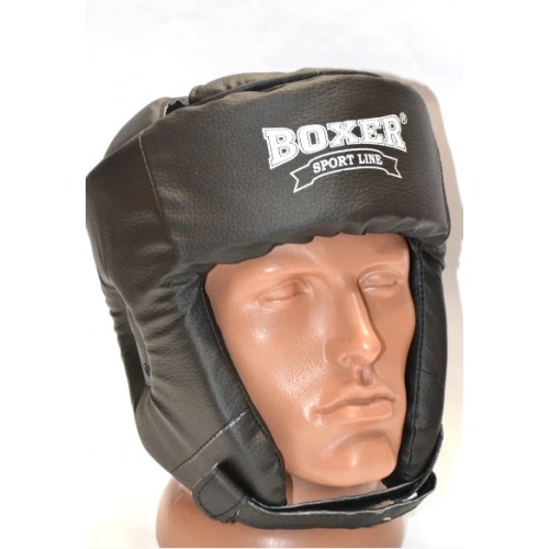 Шолом боксерський шкірвініл Boxer Sport Line M Чорний (hub_ljPR34743) в інтернет супермаркеті PbayMarket!