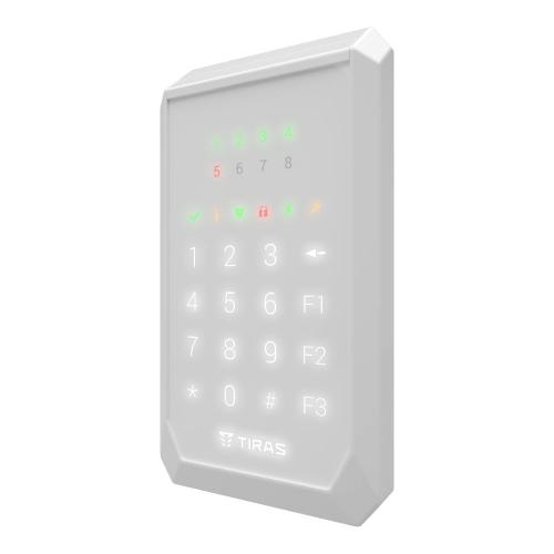 Сенсорная клавиатура Tiras Technologies K-PAD8+ (white) для управления охранной системой Orion NOVA II