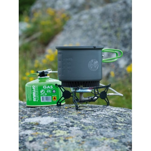 Казанок Optimus Terra Weekend HE Cookset 0.95 л Сірий (1017-8020707) Казанок Optimus Terra Weekend HE Cookset 0.95 л Сірий (1017-8020707)