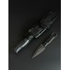 Набір туристичних ножів Gorillas BBQ 5040 2 шт Чорний (KN1032)