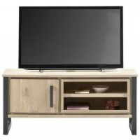 Тумба підставка для TV у стилі Loft NS-2158 580x1180x400 мм Черный