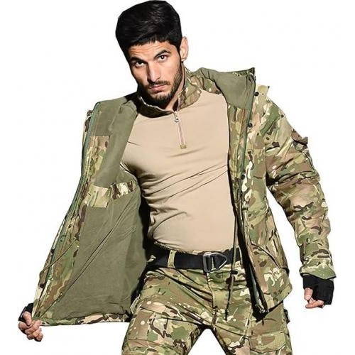 Чоловіча тактична куртка G8 HAN WILD XL Multicam G8100710XL Чоловіча тактична куртка G8 HAN WILD XL Multicam G8100710XL