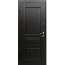 Двері вхідні Ваш Вид Прованс Фарба двоколірна RAL 8019/Білі 850/950х2040х75 Ліве/Праве