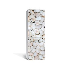 Наклейка на холодильник Zatarga «Морські камінці» 650х2000 мм вінілова 3Д наклейка декор на кухню