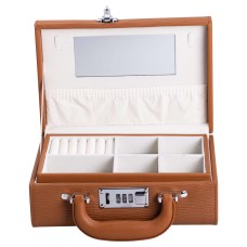 Кейс-органайзер для прикрас YIWU 24x16x9.5 см Коричневий (HP-5-24R)