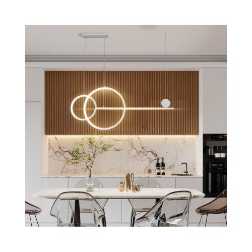 Люстра Laguna Lighting 434 100x5x100 см Білий (43473-55)