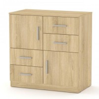 Комод Компаніт 2+4 Дуб сонома (84х45х85 см) Комод Компаніт 2+4 Дуб сонома (84х45х85 см)