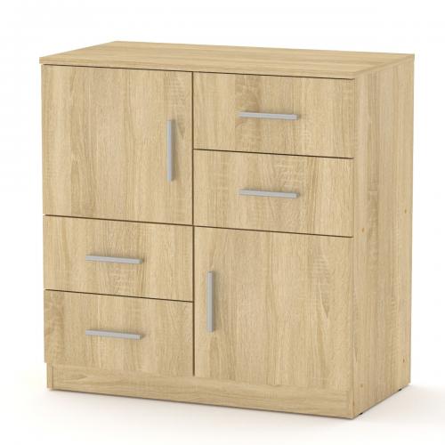 Комод Компаніт 2+4 Дуб сонома (84х45х85 см) Комод Компаніт 2+4 Дуб сонома (84х45х85 см)