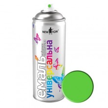 Емаль універсальна Аерозоль New Ton 400 мл RAL 6018 Салатовий