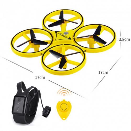Квадрокоптер Tracker Drone керування жестами руки / ручний дрон / керується рукавичкою годинником на подарунок іграшка дитині (PV-140091899) Квадрокоптер Tracker Drone керування жестами руки / ручний дрон / керується рукавичкою годинником на подарунок іграшка дитині (PV-140091899)