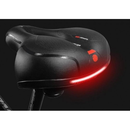 Сідло велосипедне ByBike 25х20 см Чорний (H051314)