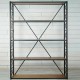 Стелаж для зберігання в стилі Loft NS-1701 1830x1200x300 мм Черный
