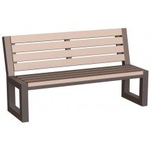 Лава паркова GoodsMetall у стилі ЛОФТ 1700х500х900 - ЛС108