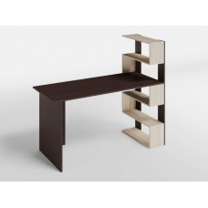 Стіл письмовий Меблева Площа СП-4 141.6х60х123 см Венге + Коїмбра