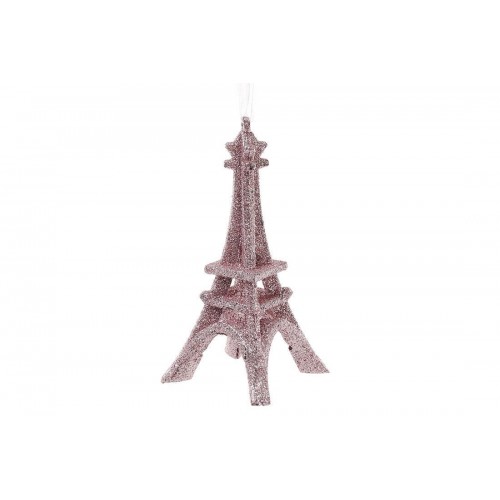 Ялинкова прикраса BonaDi Ейфелева вежа 13.5 см Рожевий (788-453) в інтернет супермаркеті PbayMarket!