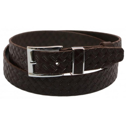Шкіряний ремінь Skipper 110-130 x 3.5 см Коричневий (1138-35) Шкіряний ремінь Skipper 110-130 x 3.5 см Коричневий (1138-35)