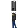 Кабель ColorWay USB-microUSB, 2.4А, 0.22м, Blue (CW-CBUM022-BL) в інтернет супермаркеті PbayMarket!