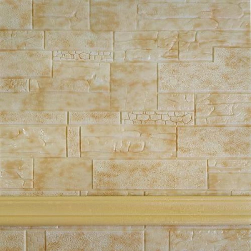 Самоклеюча декоративна 3D панель Єгипет мармур беж Loft Expert 700x700x5 мм