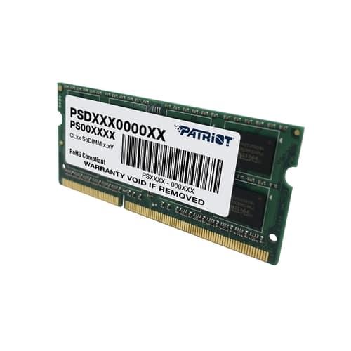 Оперативна пам'ять SO-DIMM 8GB/1600 DDR3 1.5В Patriot Signature Line (PSD38G16002S) в інтернет супермаркеті PbayMarket!