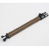 Браслет IP Paracord Flint-Fire + compass brown