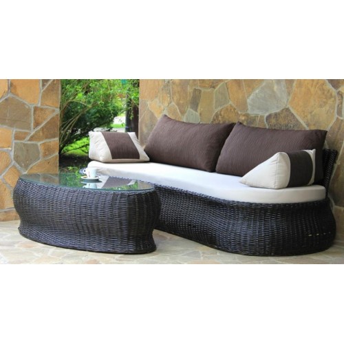 Стіл кавовий Баварія CRUZO натуральний ротанг Темно-коричневий (st0007) Стіл кавовий Баварія CRUZO натуральний ротанг Темно-коричневий (st0007)