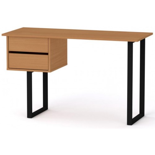 Стіл письмовий Лофт-3 Компаніт Бук (120х50х72,8 см) Стіл письмовий Лофт-3 Компаніт Бук (120х50х72,8 см)