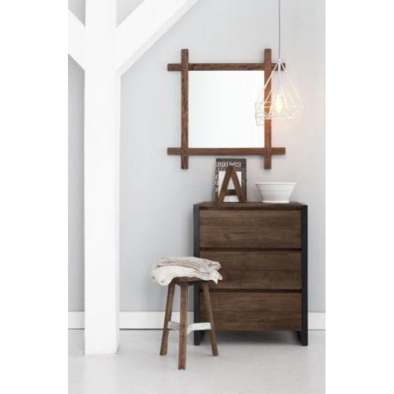 Комод для речей Loft NS-294 930x750x400 мм Чорний