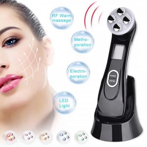 Ультразвуковий масажер для обличчя Black Owl RF + EMS + Фототерапія з ефектом ліфтингу та підтяжки шкіри Чорний (232) Ультразвуковий масажер для обличчя Black Owl RF + EMS + Фототерапія з ефектом ліфтингу та підтяжки шкіри Чорний (232)