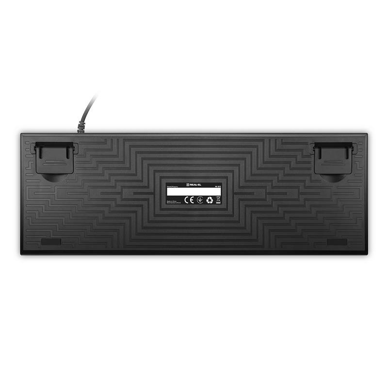 Клавіатура Real-el M 05 Grey USB