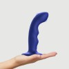 Насадка для страпона з подвійною точковою пульсацією Strap-On-Me TAPPING DILDO WAVE - NIGHT BLUE в інтернет супермаркеті PbayMarket!