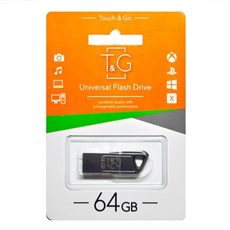 Флеш-накопичувач USB 64GB T&G 114 Metal Series (TG114-64G)