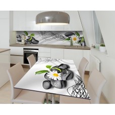 Наклейка 3Д вінілова на стіл Zatarga «Квіткова днк» 600х1200 мм (Z184109st)