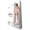 Бодістокінг з плетінням на грудях Passion BS099 One Size, white, відкритий доступ, імітація підв’язо в інтернет супермаркеті PbayMarket!