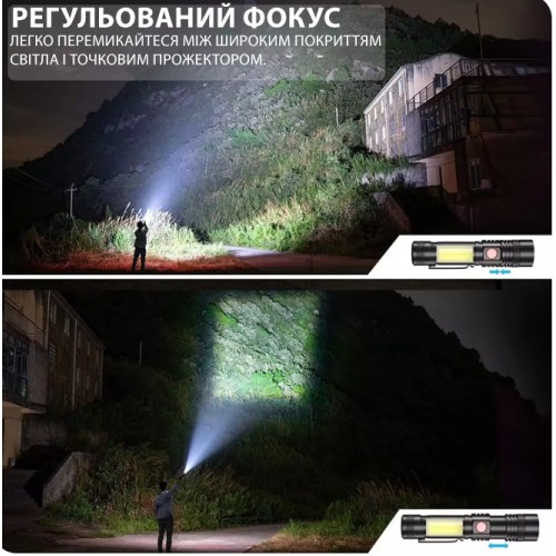 Ліхтарик Solve 600 Лм USB KT6008008