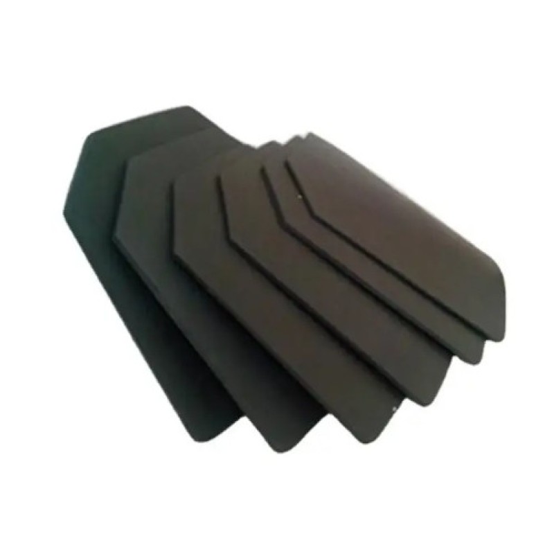 Комплект бронеплит для плитоноски No Brand 4-го класу Durostat 25x30 см Сірий (1629969606)