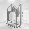 Вішалка стійка для одягу GoodsMetall у стилі Лофт 1700х1600х450мм ВШ156