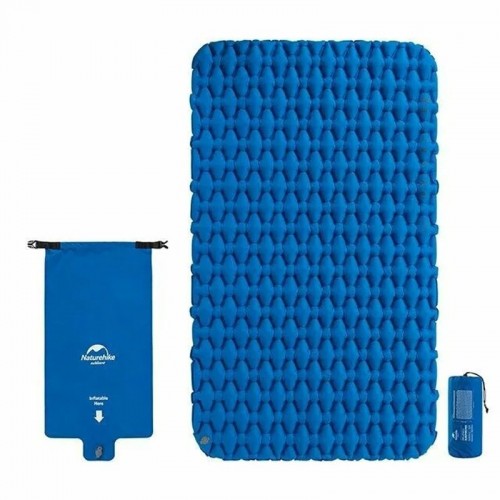 Килимок надувний Naturehike FC-11 NH19Z055-P 200х120х6.5 см Блакитний (1047-6927595735428)