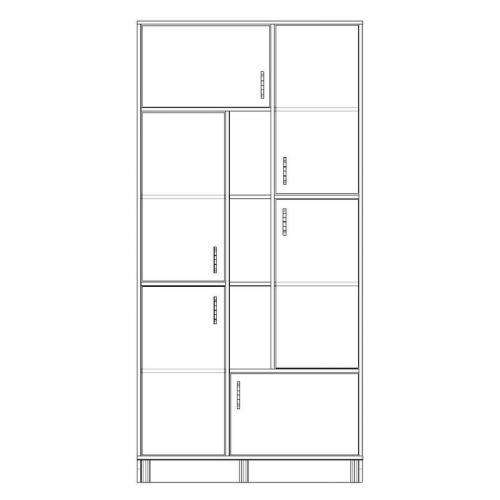 Шафа-Пенал Тиса Мебель ШС-102 Дуб сонома 205x35x100 см Шафа-Пенал Тиса Мебель ШС-102 Дуб сонома 205x35x100 см