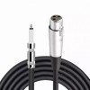 Кабель для мікрофону Manchez S8 XLR (мама) - Jack 6.3 мм 2.5 м Black (3_02483)