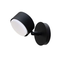 Настінний світильник MSK Electric Copter бра на один плафон GX53 NL 80400-1 BK Чорний (619587)