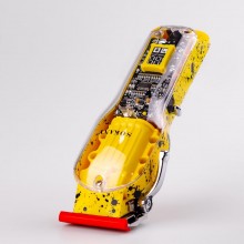 Машинка для стрижки волосся Sokany SK-LF-9970 акумуляторна з насадками жовтий (SKLF9970)