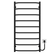 Рушникосушарка електрична Трапеція П9 500х1000 Deffi Чорний JD03 (C.TR.100.50.9.E.B.R.1)