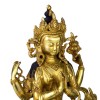 Статуя Традиційна Ченрезіг (Авалокітешвара) Бронза 22х17х9,7 см Золотий (09019) в інтернет супермаркеті PbayMarket!