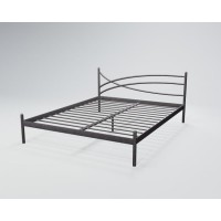 Ліжко Tenero Гвоздика1 1600х2000 Чорне срібло Ліжко Tenero Гвоздика1 1600х2000 Чорне срібло