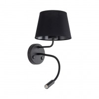 Бра TK Lighting Maja 40x19 см Чорний (TK10081)