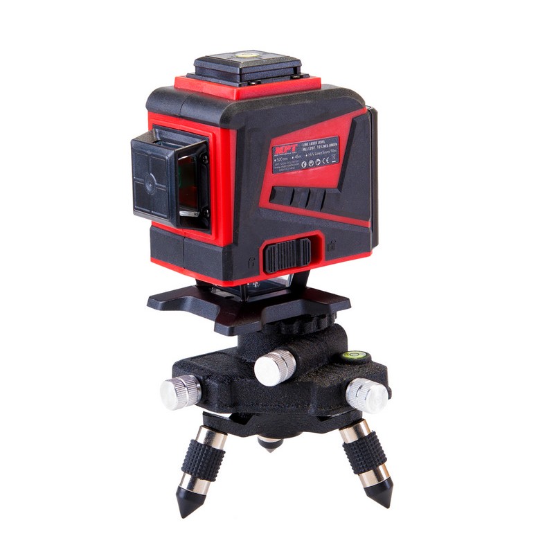 Рівень лазерний MPT PROFI H360+2хV360 3 лазерні головки GREEN 0.3 мм/м 45 м Li-ion тринога сумка MLL1207