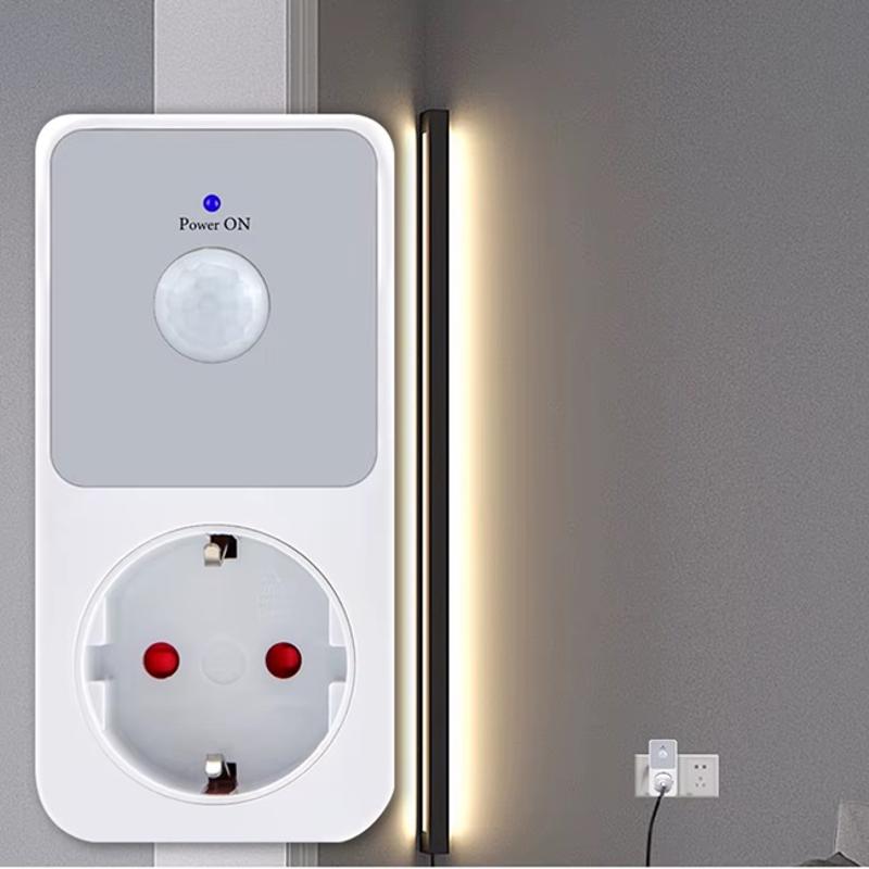 Розетка з датчиком руху Nectronix PIR01-EU, 16 Ампер, 3680 Ватт